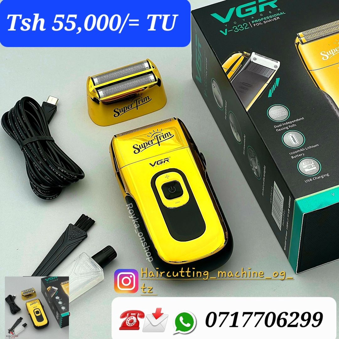 Takeer - 💥 VGR SMOTHER SHAVERS New Model !!!
 MASHINE MAALAMU YA KUNYOA NDEVU NA UPARA SAFI  Kwa Tsh. 55,000/= TU
✅INANYOA Ndevu na kipara vizuri
✅Haitoi v...