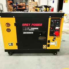 Takeer - EASYPOWER DIESEL GENERATOR AVAILABLE DOTCOM MACHINERY
E.POWER KDE 14500STA T3
✅  3PHASE
✅POWER 11KW
✅FUEL DIESEL ENGINE
AIR COOLING SYSTEM
✅1 YEAR ...