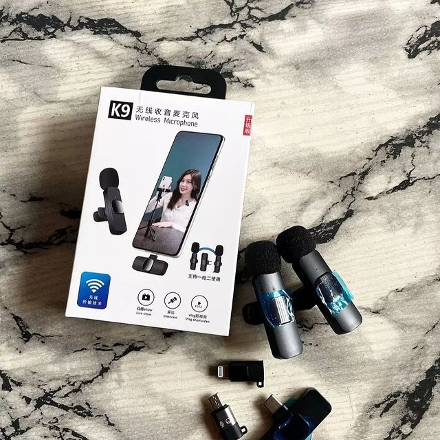 Takeer - K9 WIRELESS MICROPHONE *

Price:Tsh 45,000/=

•2 MICROPHONES
• IPHONE PORT
■ TYPE C PORT

DELIVERY COSTS /BEI ZA KULETEWA MZIGO ULIPO 

Dar es sala...