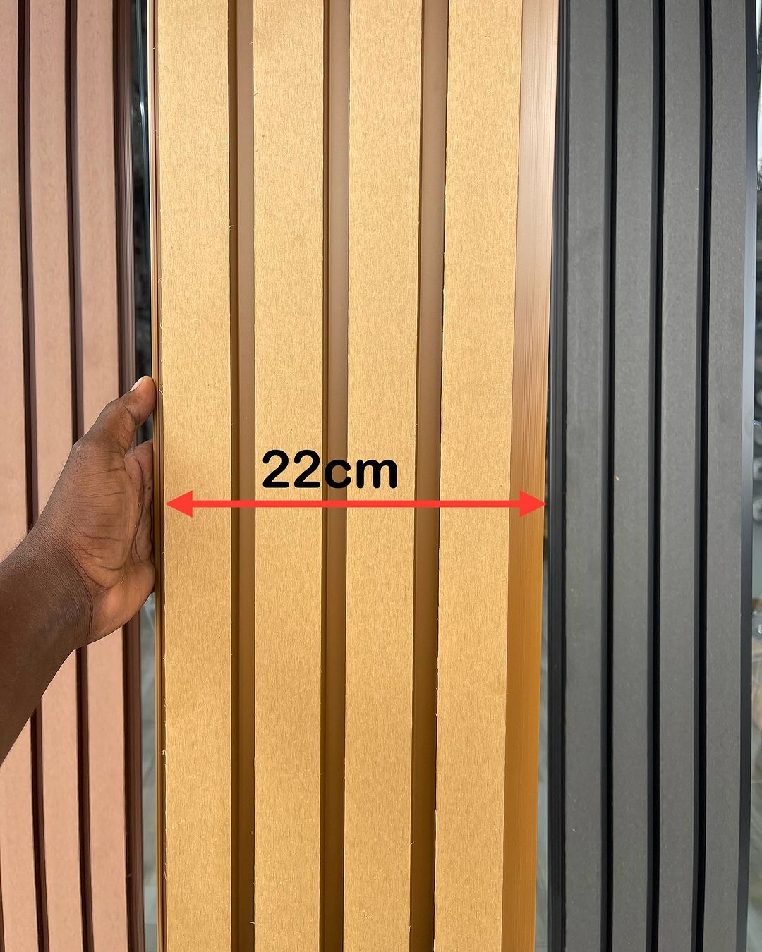 Takeer - WPC OUTDOOR PANELS
Now available

Inadumu zaidi ya miaka 20

Waterproof✔️
Heat Proof✔️
Moisturizer proof✔️

Size:290cm*22cm

Tunapatkana shekilango...