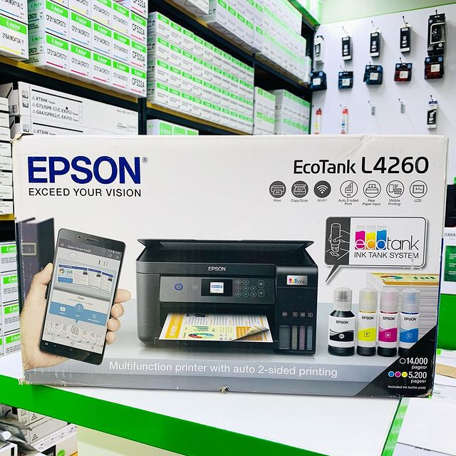 Takeer - EPSON L4260🖨️
🔥specifications 🔥
✅Print / Copy / Scan
✅Wi-fi Ethernet
✅Auto 2 sided print
✅Mobile Printing
✅LCD

Contact us now for your order🛒
...