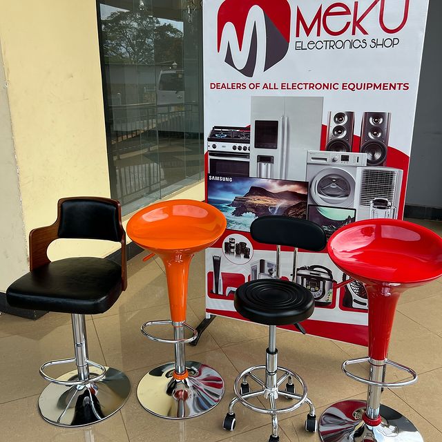 Takeer - Counter Chairs.

Now Available In Our Shop
Location-Meku Electronics Shop New Nssf Building(Moshi) Ground Floor Near Tanzania Commercial Bank(TCB).