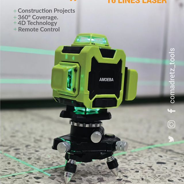 Takeer - Professional 4D laser level 16 line super strong green light can be attached to the wall.

🔥🔥🔥 16 Lines Laser 

Order now: ÷
              