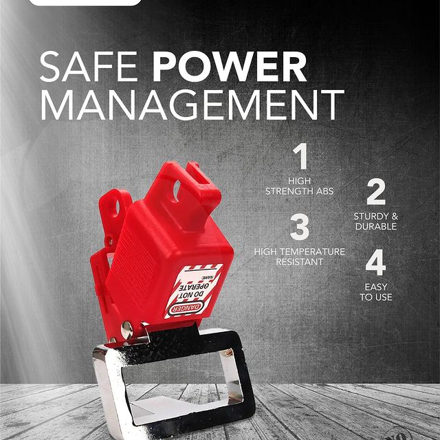 Takeer - Ensure safe power management with our Circuit Breaker Lockout! Featuring high strength ABS, high temperature resistance, and durability. Easy to us...