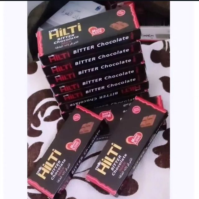 Takeer - HILTI BITTER CHOCOLATE 🍫  FOR MEN

Original Toka Turkey 🇹🇷 Herbs 🌿 100% Bila Chemicals. 

Box (Pakti 12) 130,000Tsh
Nusu (Pakti 6) 75,000Tsh
Pa...