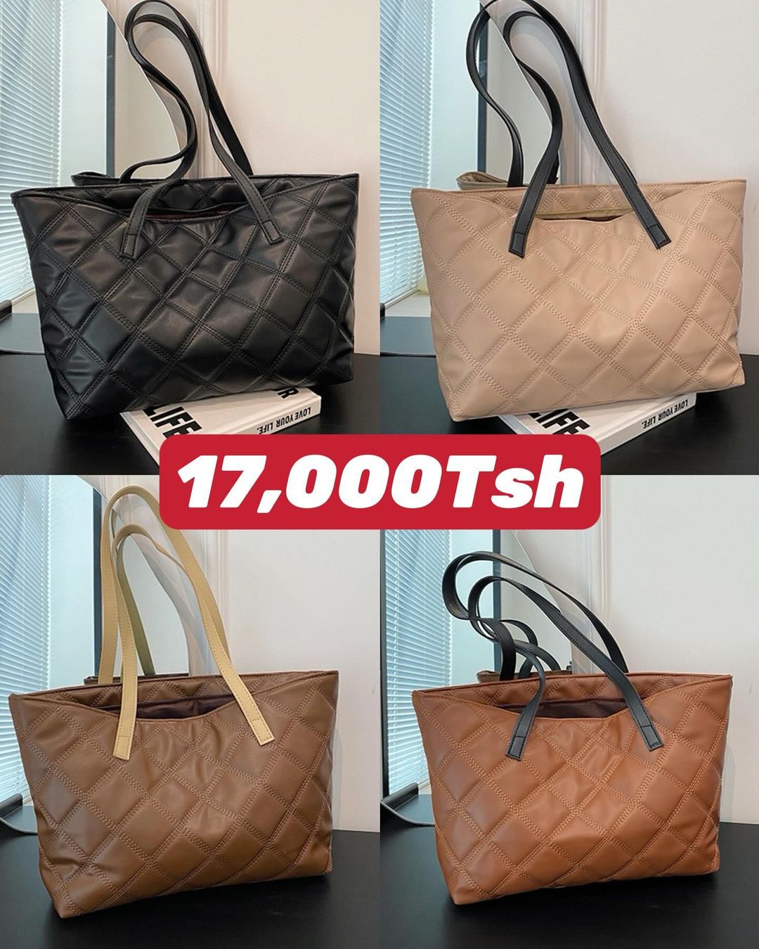 Takeer - 🥳🥳🥳New Arrivals 🥳🥳🥳
 🔥🔥🔥

New lady bag😍😍
Price: 17,000Tsh/=

Material: Quality assured (Ipo Kama kwenye picha)✅ 
Please send a DM for fa...