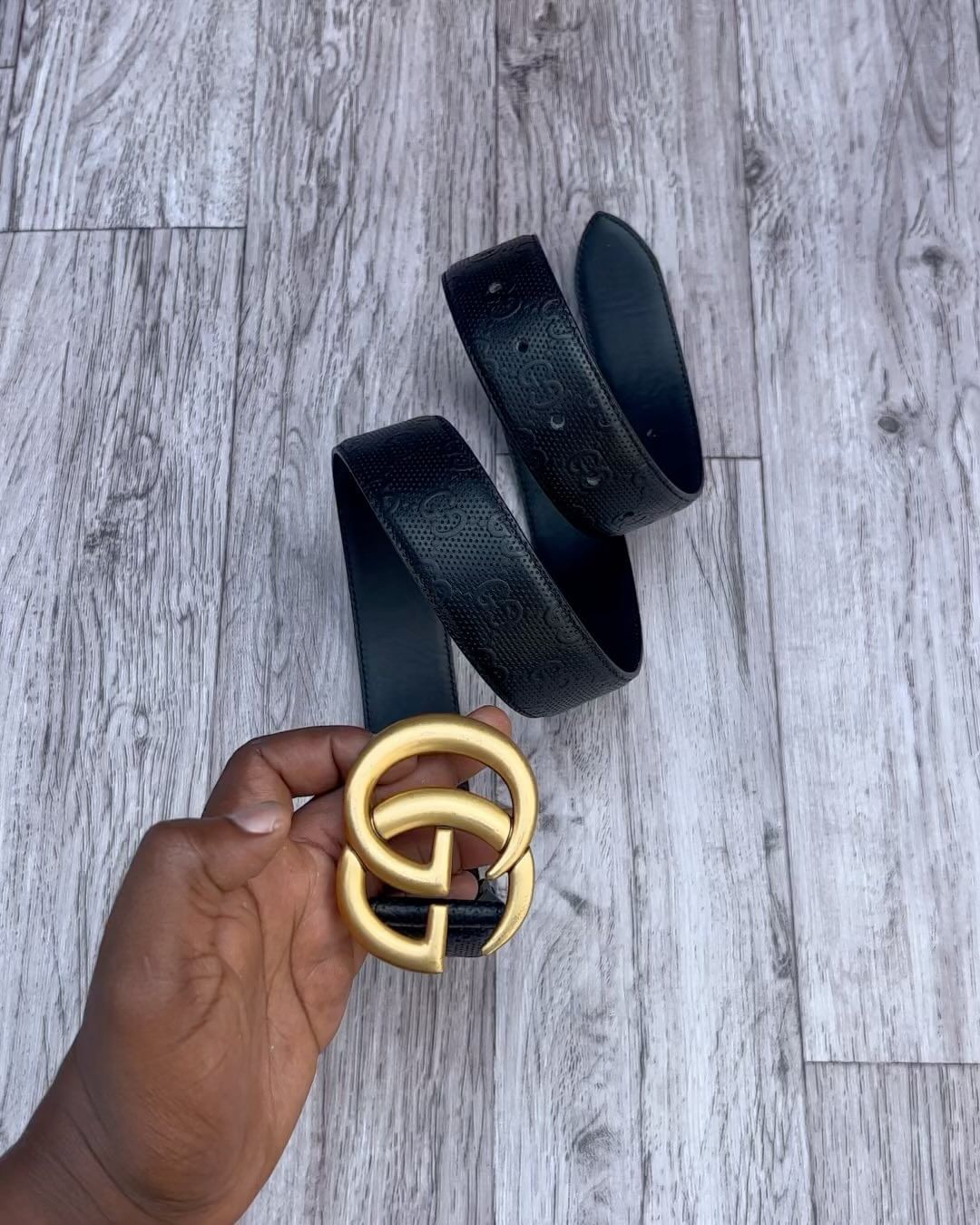 Takeer - Size:40-32(Free size)Gucci GG Men's Belt pure genuine leather available  
Dm/call/text: