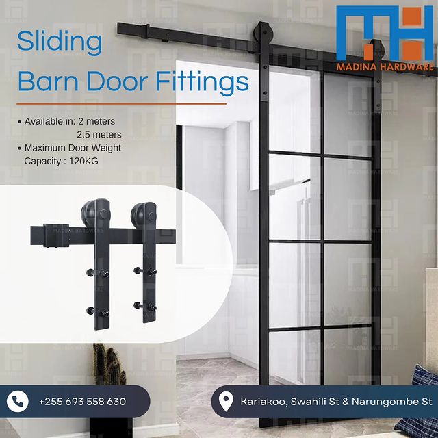 Takeer - Sliding Barn Door Fittings

Available Wholesale and Retail

📞  

Kindly feel free to contact us regarding any other items that you wish to purchas...