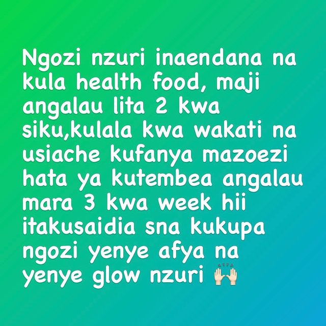 Takeer - Afya ya ngozi zetu ni muhimu snaa tuzingatie hili bado hujachelewa mpenzi❤️