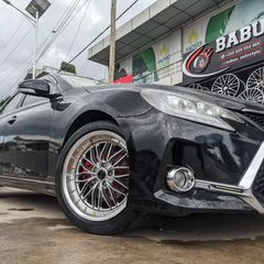 Takeer - 18" deep dish wheels on Toyota mark X done by us 