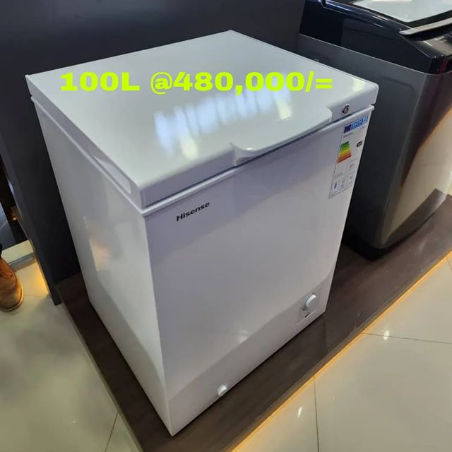 Takeer - Hisense - Freezer 100L ,000/=
Call/WhatsApp kuweka order yako.
2years  warrant
Free delivery.