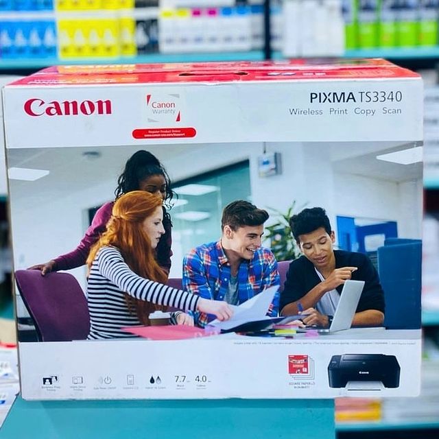 Takeer - Canon TS3340🖨️ zinapatikana kwa
bei za Jumla.
✅ Print / Copy / Scan / Wireless
✅Black & Colour

Contact us now for your order🛒
Call: 
Tunapatikan...