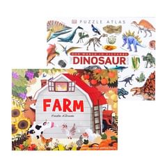 Takeer - DIY Educational toddlers Reusable Farm Paste Album Sticker Book 
Price 30,000tshs