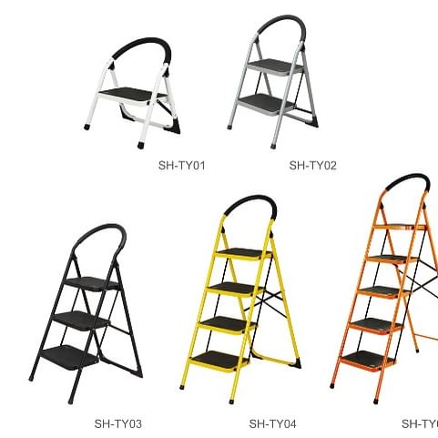 Takeer - Steel Ladder, 2steps, 3steps, 4steps & 5steps
🎨 Grey & Yellow
🏋️ Loading max capacity 150kg

- Home Ladder
- Office
- Shop

HOME Storage & Hardwa...