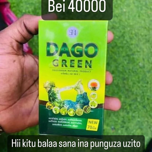 Takeer - Dago Green balaa kwa kupunguza uzito
Hii ni kiboko
whatssp Bei 40000