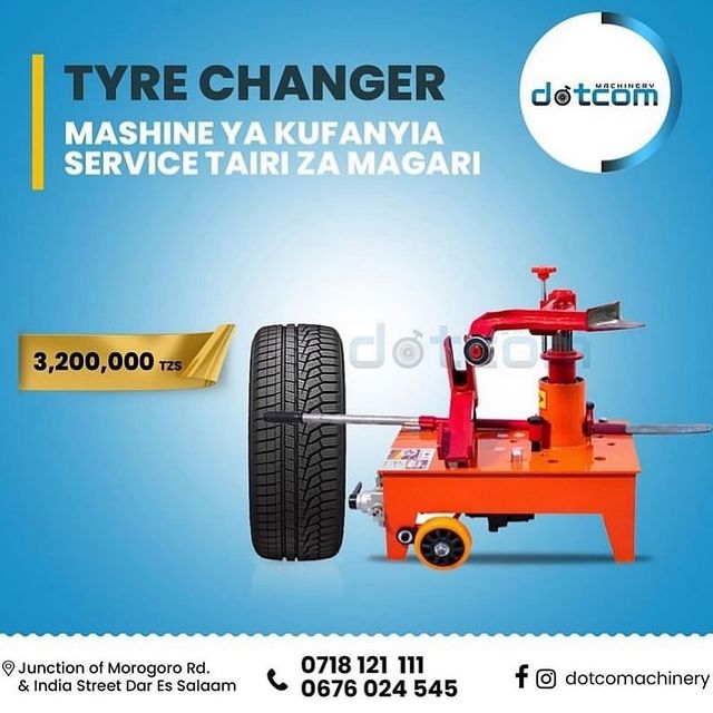 Takeer - TYRE CHANGER.

✅ AVAILABLE

Hii ni Tyre changer Portable Haichukui nafasi  kubwa na nzuri sana kwa matumuzi ya tyre service unaweza kufanyia kazi k...