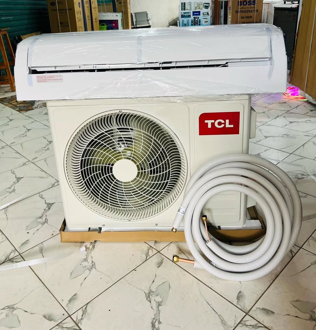 Takeer - TCL AIR CONDITIONERS WITH INVERTER TECHNOLOGY 💎 

◻️ 12000 BTU TSH:  1,290,000/=
◻️ 18000 BTU TSH:  1,550,000/=
◻️ 24000 BTU TSH:  1,750,000/=

⭐ ...