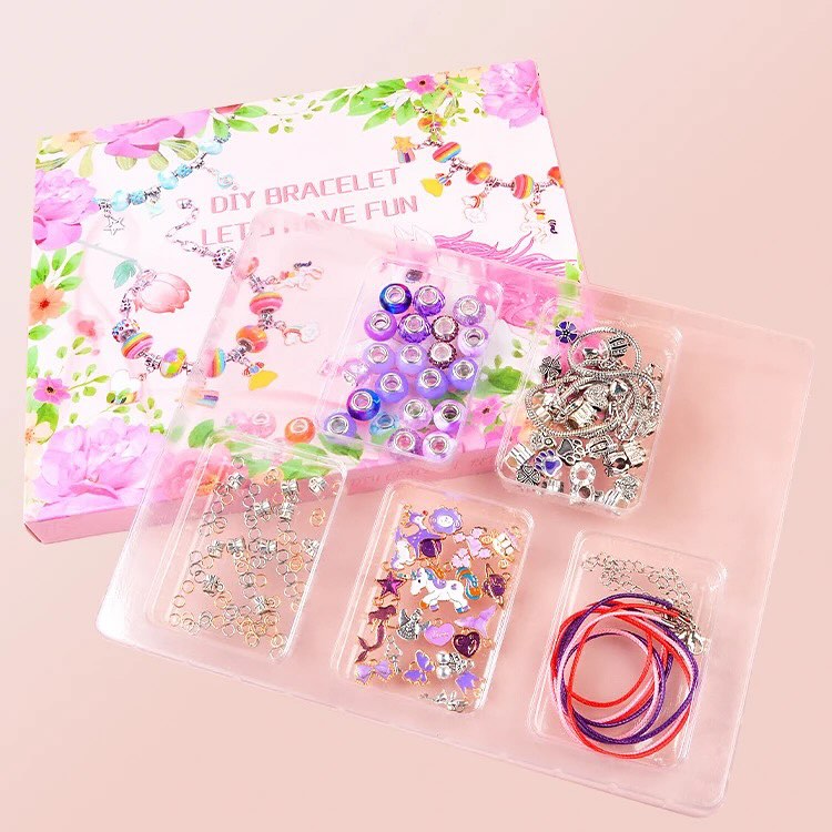 Takeer - Girls Unicorn Package Jewelry gift set - diy beads making kit
Price 40,000tshs