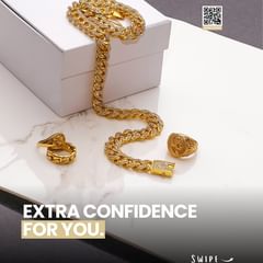 Takeer - Extra confidence,for you.

wear your confidence proudly, with jewellery that speaks volumes.

Ready to level up your accessory game and bring some ...