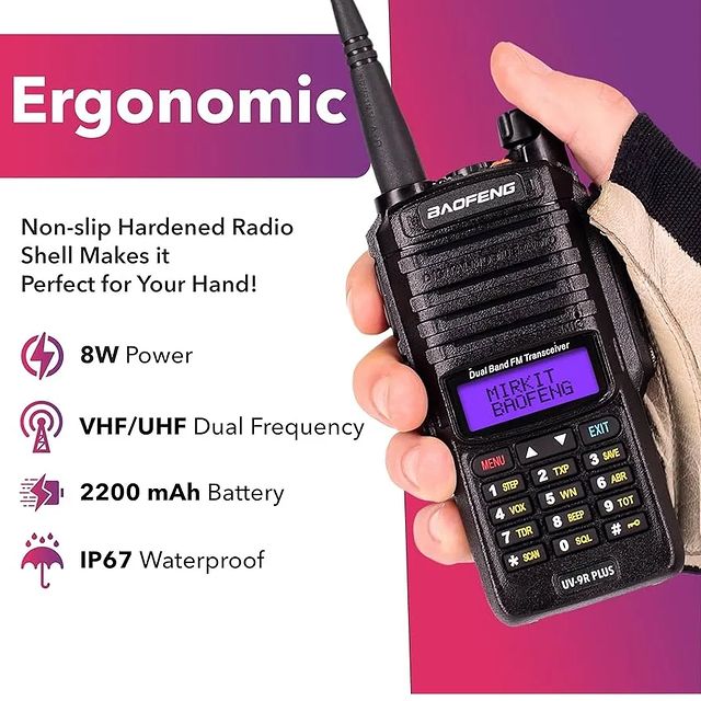 Takeer - Walkie Talkie in stock for Tsh. 85,000/= only per 1pc. Only   

🔹️Brand: Baofeng
🔹️Model: UV 9R Plus
🔹️Storage Channel: 128
🔹️Frequency Rang...