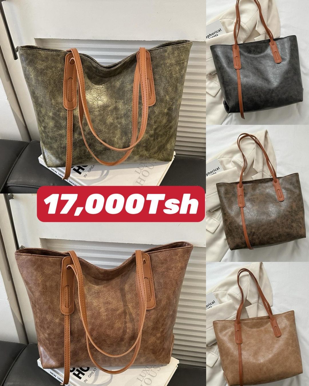 Takeer - 🥳🥳🥳New Arrivals 🥳🥳🥳
 🔥🔥🔥

New lady bag😍😍
Price: 17,000Tsh/=

Material: Quality assured (Ipo Kama kwenye picha)✅ 
Please send a DM for fa...