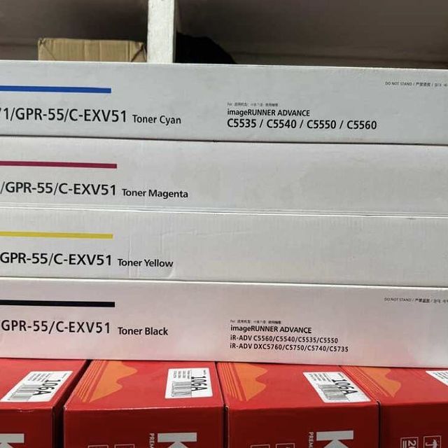 Takeer - NPG-71/GPR-55/C-EXV 51 &G-71/GPR-55/C-EXV 51

FOR : IR-ADV C5535/ C5540/ C5550/ C5560✅

Color: BLACK/CYAN/YELLOW/MAGENTA 

Location📍: Kariakoo Mta...