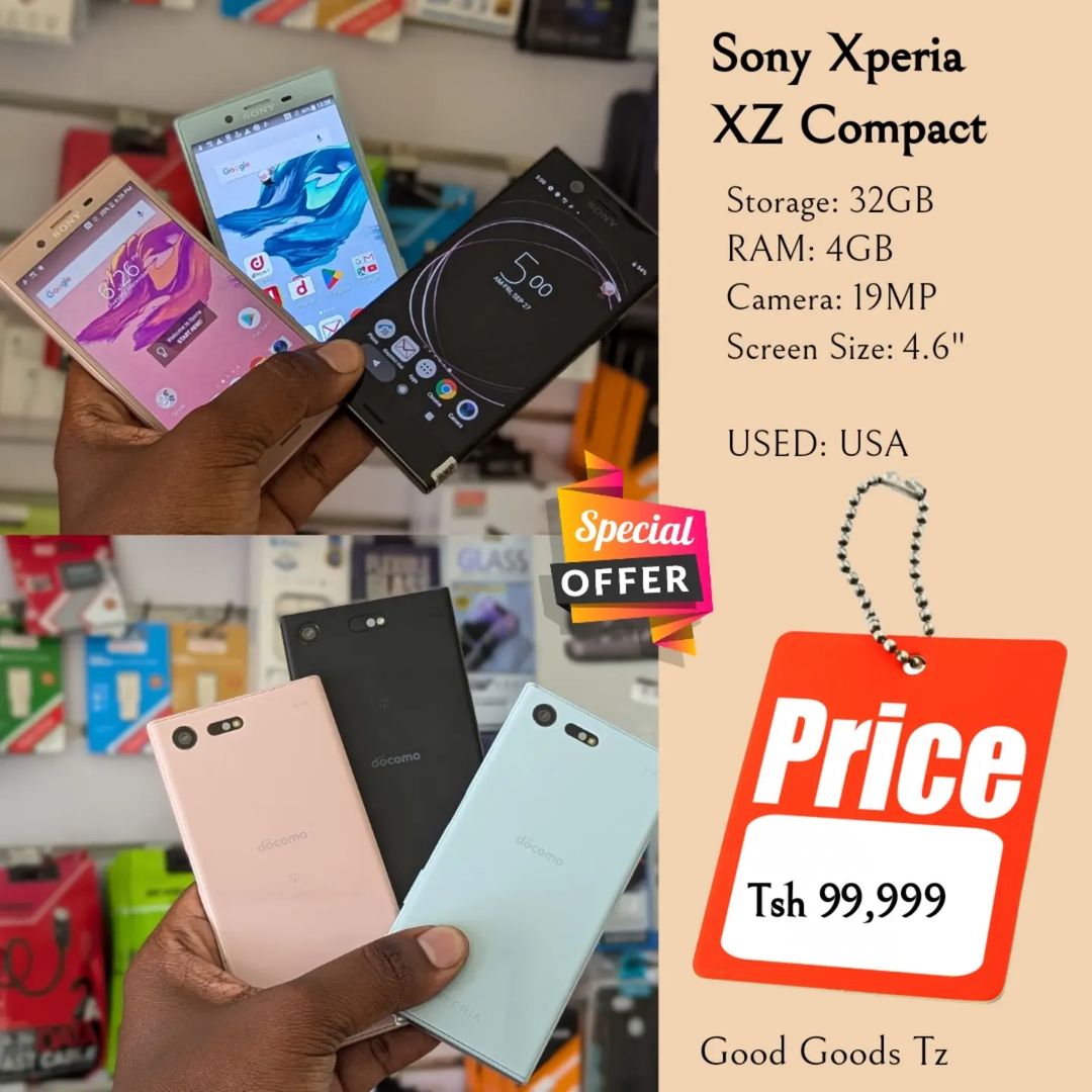 Takeer - Sony Xperia XZ Compact
Tsh 99,999
⬛32GB/4GB/19MP/4.6"/SINGLE SIM
⬛MTUMBA TOKA USA.
⬛Ni simu bila accessories zake.
⬛INASOMA LINE ZOTE ZA TANZANIA.
...