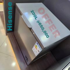 Takeer - LIMITED OFFER: Hisense Freezer 200L ,000.
2 years warrant.
Free delivery
Call/WhatsApp kuweka order yako.