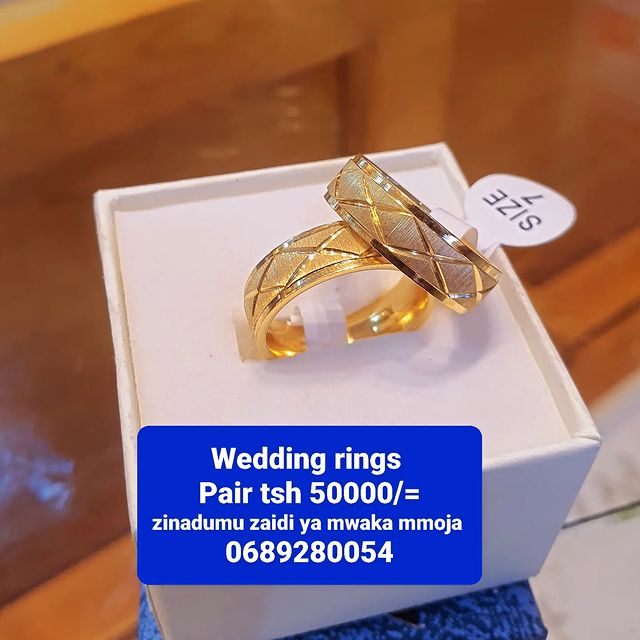 Takeer - Wedding rings 💑 
Hazipauki kwa haraka wala Hazichubuki Zinadumu zaidi ya mwaka mmoja

Tunapatikana ubungo mawasiliano bus stand mkabala na Jengo l...