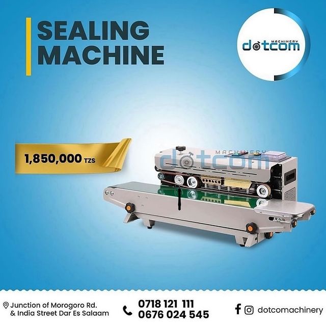 Takeer - CONTINOUS SEALING MACHINE.⁣

Hii ni mashine nzuri ya kazi kwaaji ya kubania mifuko na inatumia umeme mdogo wa nyumbani 220V inarahisisha sana kazi ...