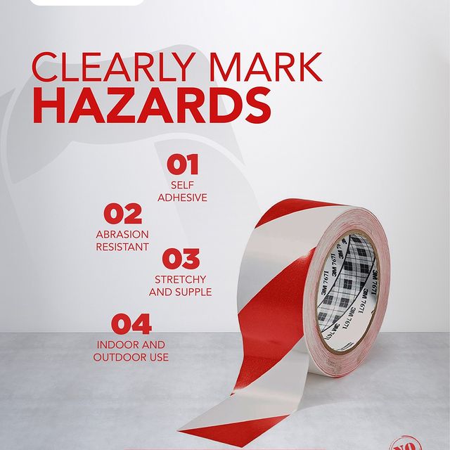 Takeer - Clearly mark hazards with our durable Warning Tape! 
Ensure safety and visibility in any environment. It is Abrasion resistant, Self adhesive, Stre...