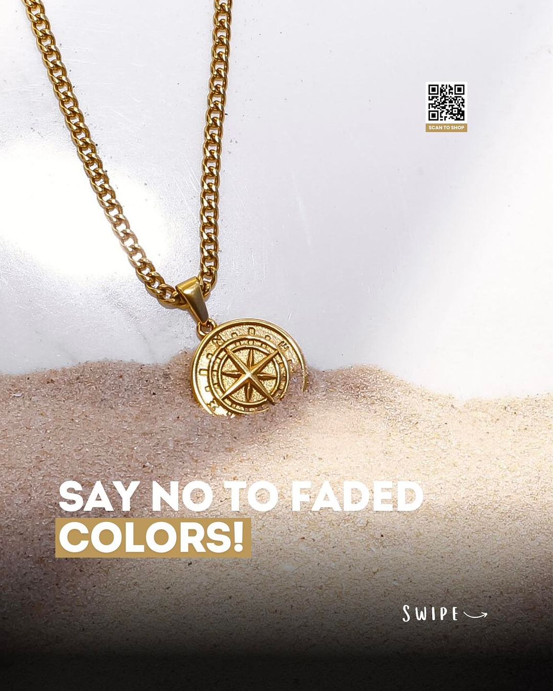 Takeer - Rule : Say no to faded colors! Our vibrant costume jewelry stays bold and beautiful for you shop now.…👉👉slide👉👉

Scan on the top of the picture...