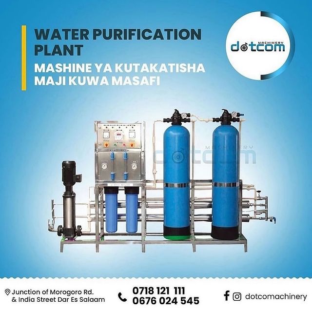 Takeer - WATER PURIFICATION PLANT/WATET TREATMENT.

USITUMIE MAJI AMBAYO SIO SALAMA KWA AFYA YAKO
NYUMBANI KWAKO.

Tunafunga mashine za kusafisha maji kwa g...