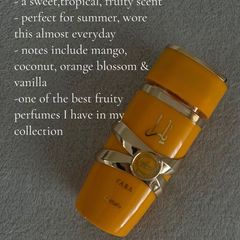 Takeer - ORIGINAL 💯 Yara Tous Perfume🧡
This enchanting perfume opens with a captivating blend of Amber, emanating a rich and inviting aura. The scent wrap...