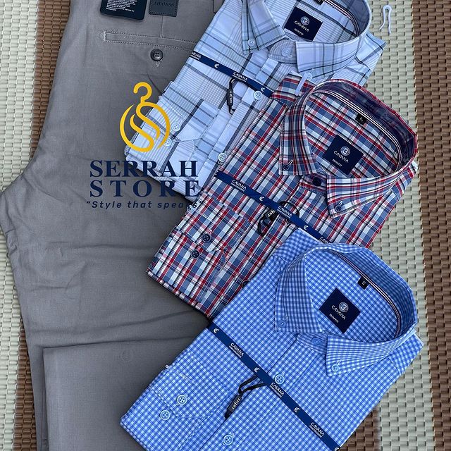 Takeer - A classic set of 3 shirts and Cadet
Price 155,000/=
Hazipauki, Hazitokwi vipele, mkatabaa💯💯
Tunafanya Delivery na mikoani tunatuma kwa uaminifu
   