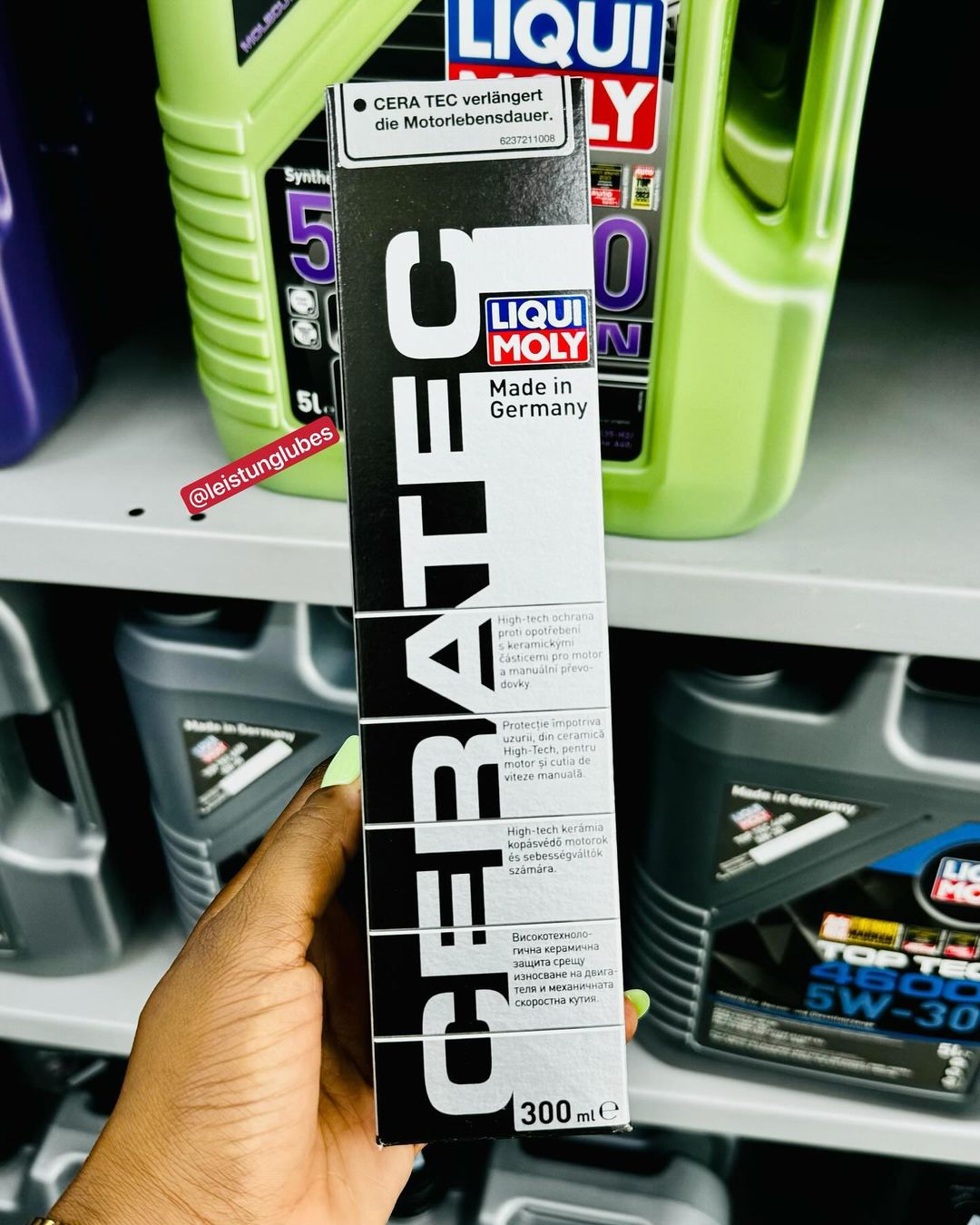 Takeer - Liqui Moly Ceratec is an oil additive designed to reduce friction and wear in the engine. 

It contains ceramic compounds that adhere to metal surf...