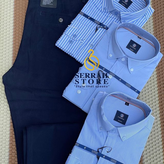 Takeer - A classic set of 3 shirts and Cadet
Price 155,000/=
Hazipauki, Hazitokwi vipele, mkatabaa💯💯
Tunafanya Delivery na mikoani tunatuma kwa uaminifu
   