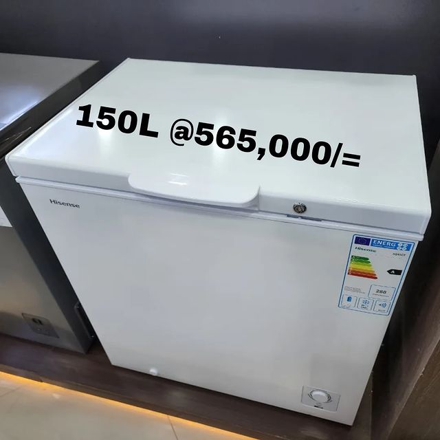 Takeer - Hisense - Freezer 150L ,000/=
Call/WhatsApp kuweka order yako.
2years  warrant
Free delivery.