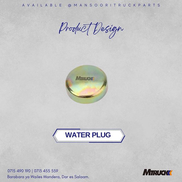 Takeer - PRODUCT NAME : WATER PLUG

SIZE/DIAMETER : 42MM & 32MM
_______

AVAIALBLE 

📍: BARABARA YA WAILES MANDERA, DAR ES SALAAM
📞 : 