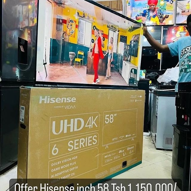 Takeer - 🔥 Offer offer offer offer 🔥offer offer offer 🔥 
Original kabisa sio kopi 

Hisense TV   tunakupa kilicho bora zaid 
Kwa bei unayoweza 

Mzigo Mp...