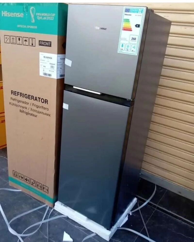 Takeer - Brand: Hisense 
Model No:  RD20
Product: Double Door Refrigerator
2 years warranty 
Price:  740,000 

Specifications:
• Eco Friendly 
• Toughened G...