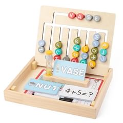 Takeer - Wooden double-sided walking Numbers and Letters Kindergarten Educational Matching Puzzle Board
Price 40,000tshs