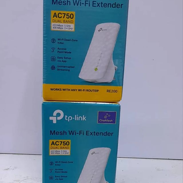 Takeer - MESH wifi Extender Tp.link Ac750 Now available 🔥🔥

Voltron technology 🛳️🛳️

📞🥳🥳