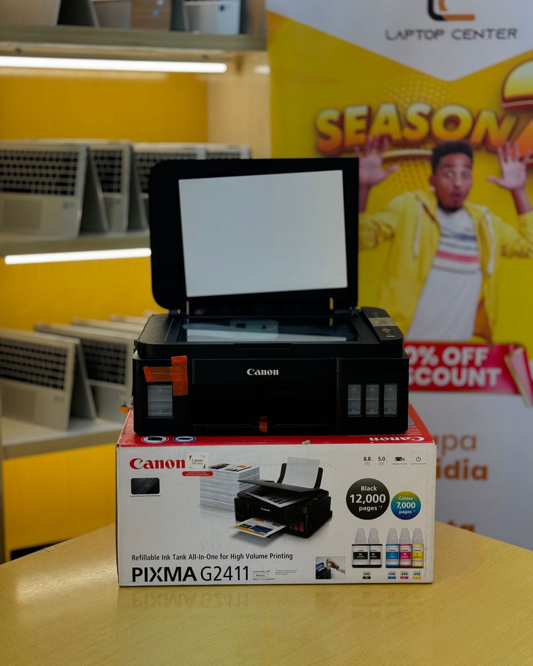 Takeer - Canon PIXMA G2411

price tsh  550,000/= only 
_____________________________________

Mega Tank 
Photo Quality Inks

✅Print 
✅Copy
✅Scan 

Call 