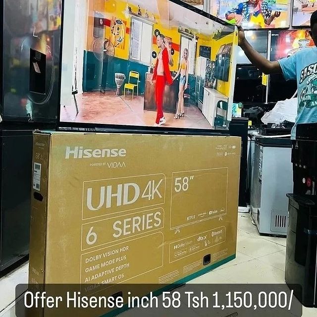 Takeer - 🔥Offer offer offer 🔥offer offer offer offer🔥

Original kabisa sio kopi

Hisense TV 👇👇👇
 tunakupa kilicho bora zaid
Kwa bei unayoweza Mzigo Mp...