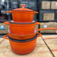 Takeer - CAST IRON COOKING SET

PIECE 4

BEI : 320,000/=

✅INATUMIKA KWENYE JIKO LA INDUCTION
✅INATUMIKA KWENYE JIKO LA UMEME
✅INATUMIKA KWENYE JIKO LA GAS
...