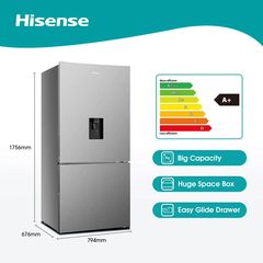 Takeer - Hisense H610BS-WD | (Combi) Refrigerator
2 years warranty 
Bei Tshs 1,600,000 

Call or WhatsApp 

Features:
▪︎Built in dispenser
▪︎Capacity 493L
▪...