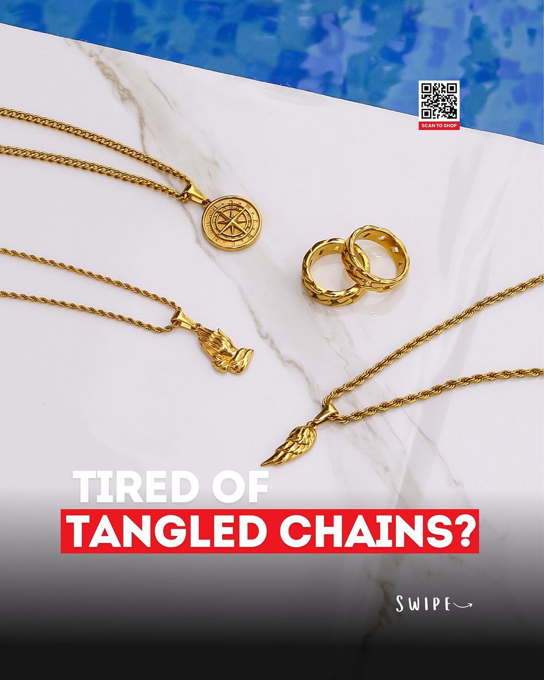 Takeer - Tired of tangled chain?. Our kink-free necklaces are the solution.  shop now.…👉👉slide👉👉

Scan on the top of the picture to upgrade or leave you...