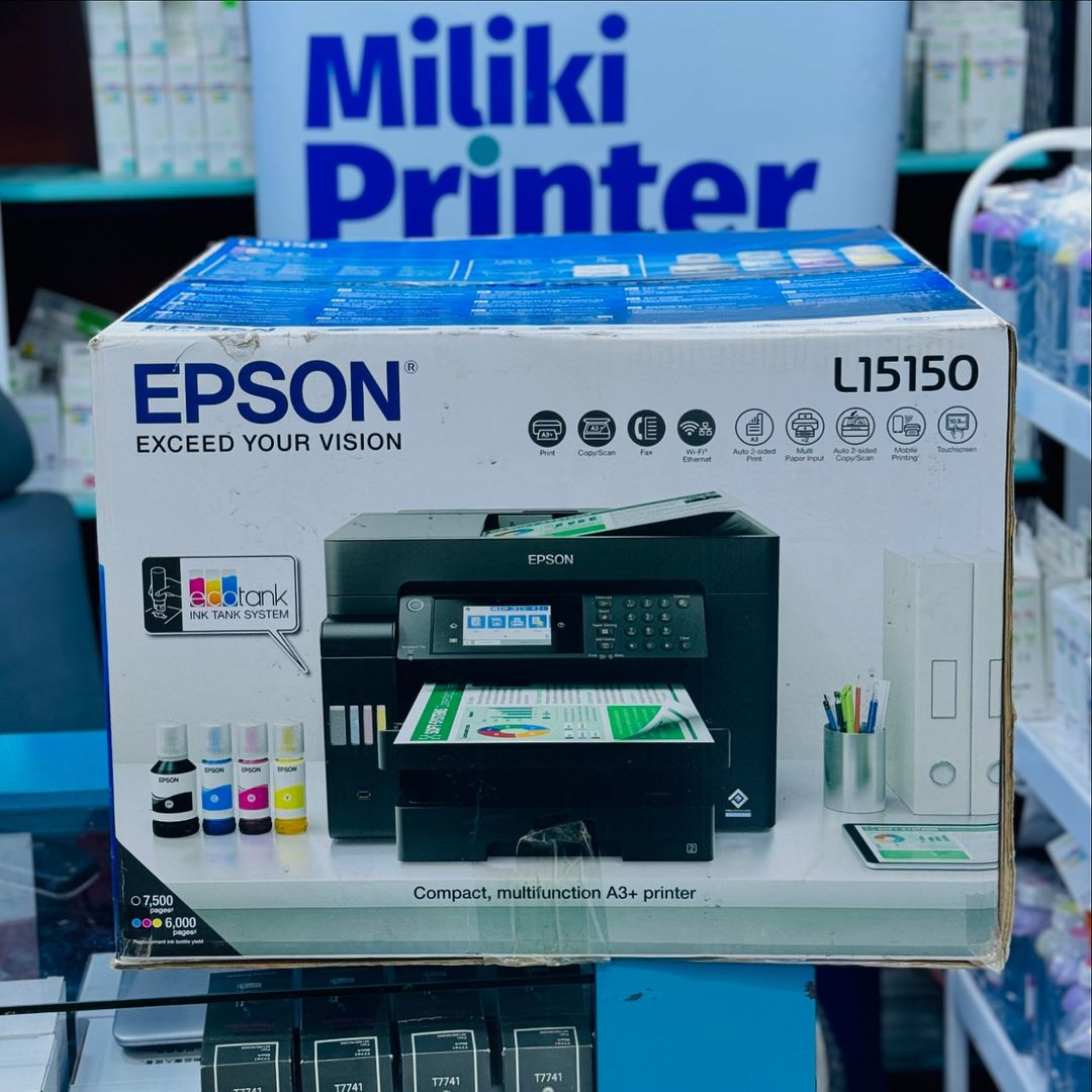 Takeer - Epson EcoTank L15150 A3 Wi-Fi Duplex All-in-One Ink Tank Printer✨
✅Print speed of up to 25.0 ipm
✅Prints up to A3+ (for simplex)
✅Automatic duplex ...