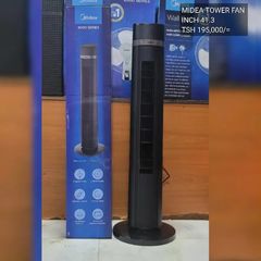 Takeer - MIDEA TOWER FAN

TSH 195,000/= .

Tower Fan inch 41 ,
Remote control ,
Timer yake ni masaa 12 , 
ina modes 3 za upepo , 
Normal mode , Nature mode ...